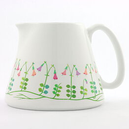 Stig Lindberg (Linnea 1965)  Pitcher with Flower Decor 19/13 cm