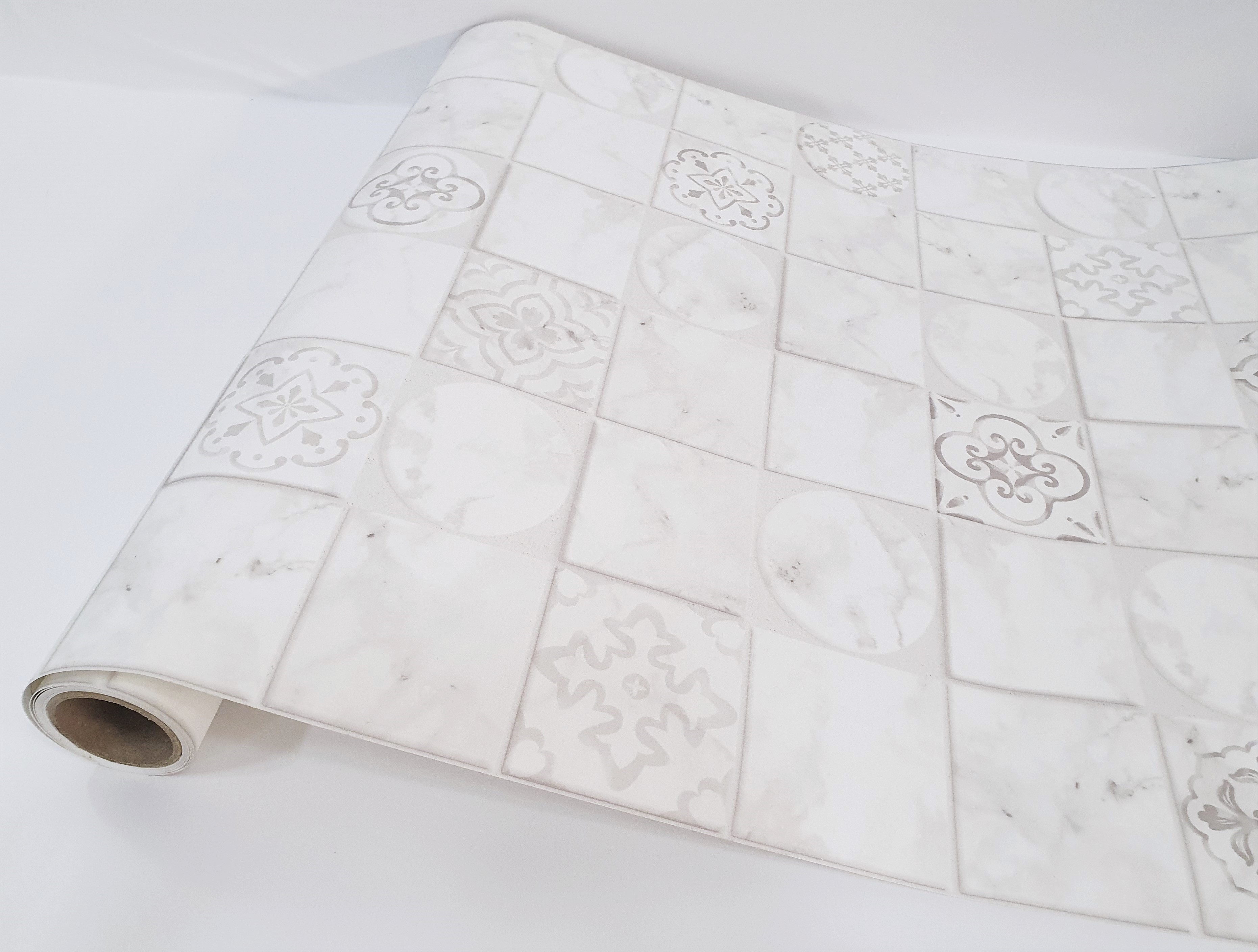 Marmor Kakelmosaik Dekorplast 50 cm bredd Löpmeter - 2