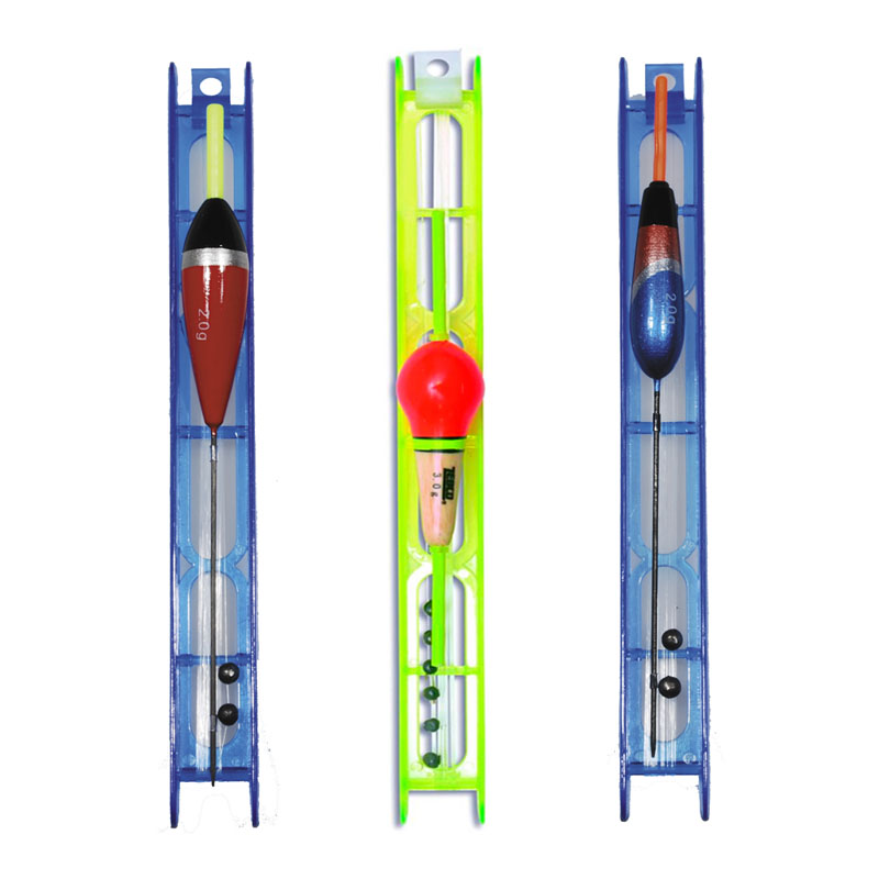 Complete float rigs for the lighter metre, ready to use