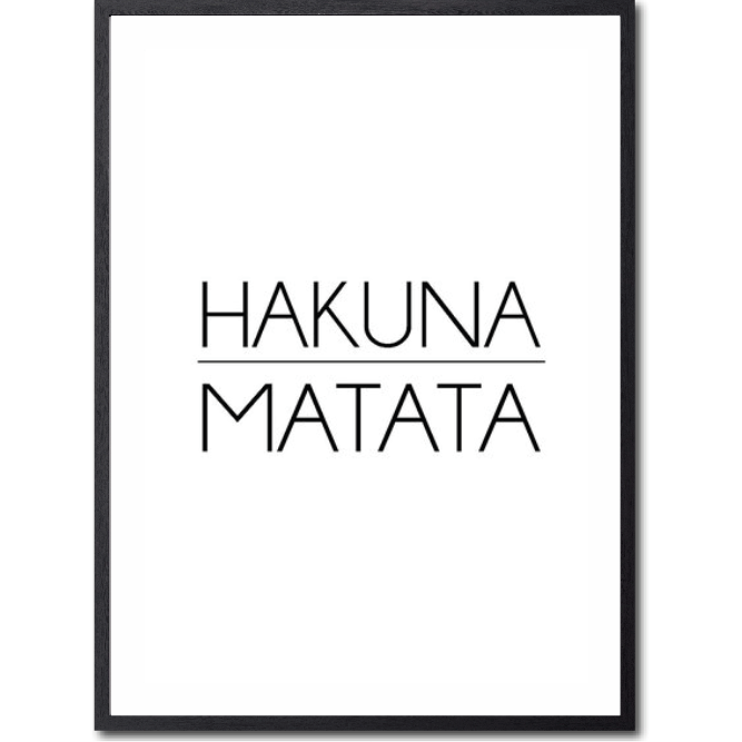 Hakuna Matata Poster