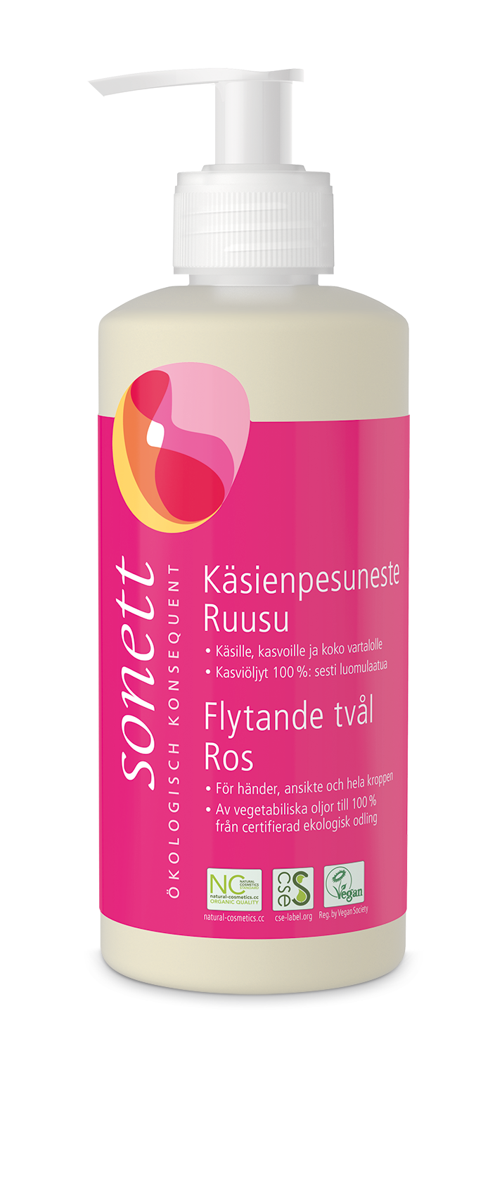 Tvål Ros 300 ml x6