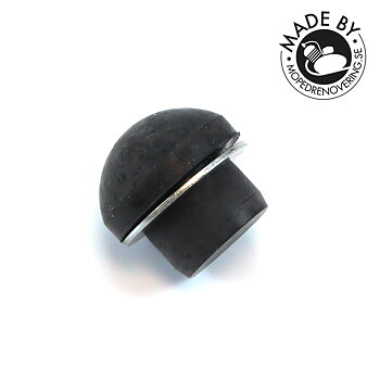 Buffer stop 21 mm long, Husqvarna Motocross. 15 10 555-01. Made by Mopedrenovering.