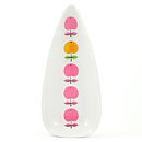 Stig Lindberg (Pall 1963) Pointy Dish  with Pink Apple Decor 25 cm