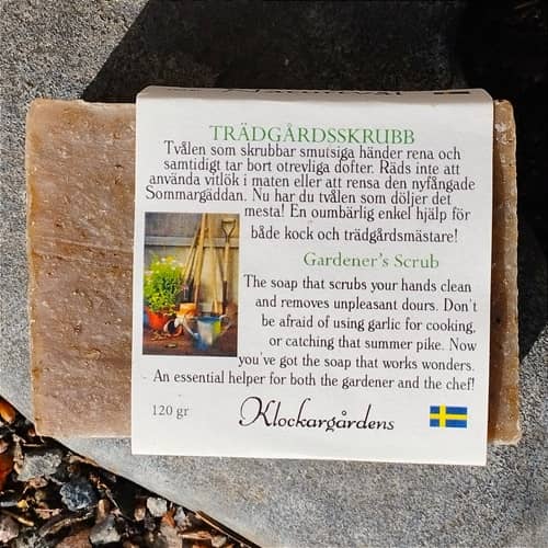 Trädgårdstvål, Trädgårdsskrubb
