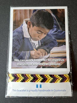 Vänskapsarmband från Guatemala, Fairtrade