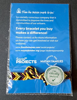 Vänskapsarmband från Guatemala, Fairtrade