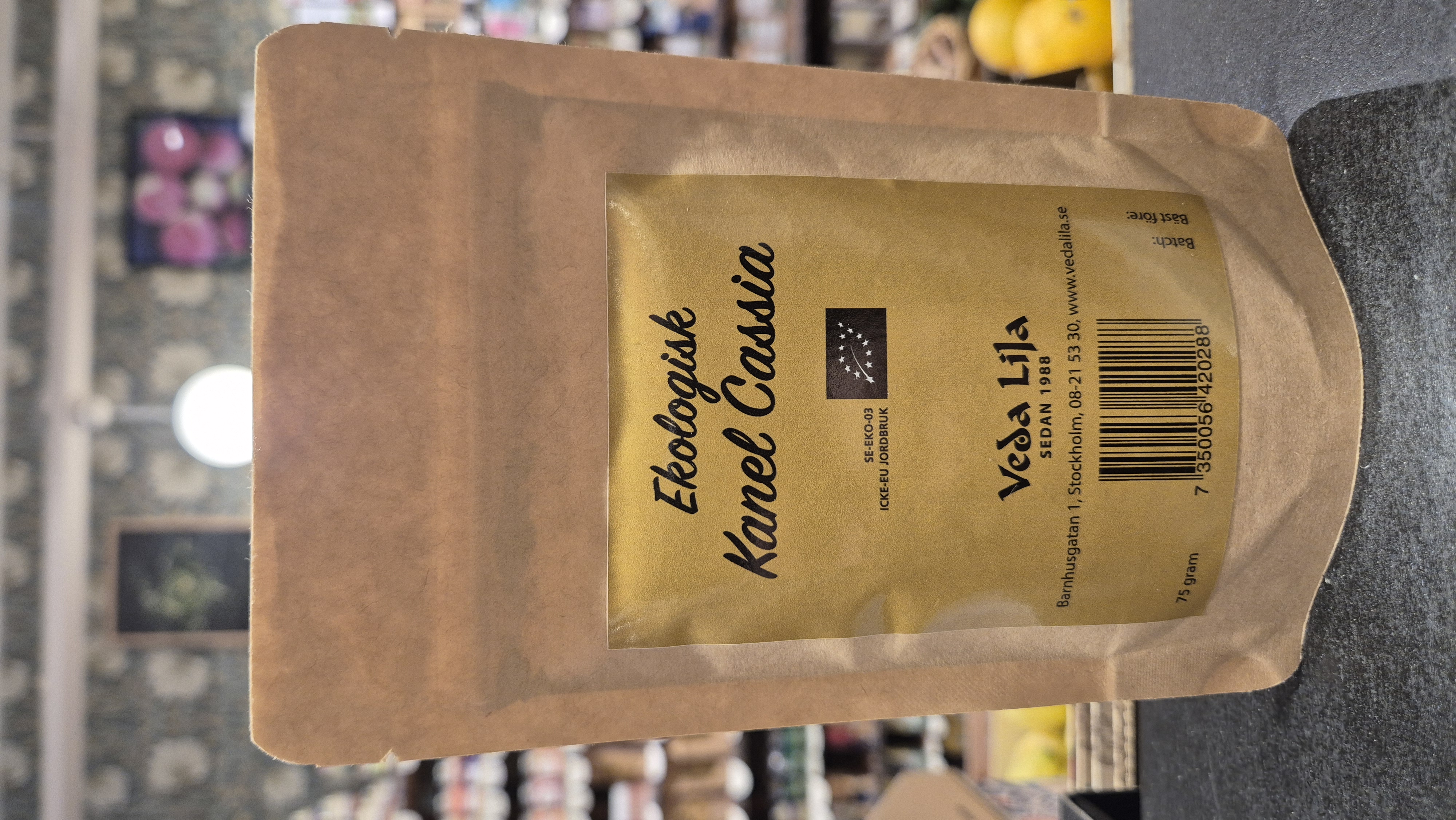 Kanel, Cassia mald 75g eko Veda Lila