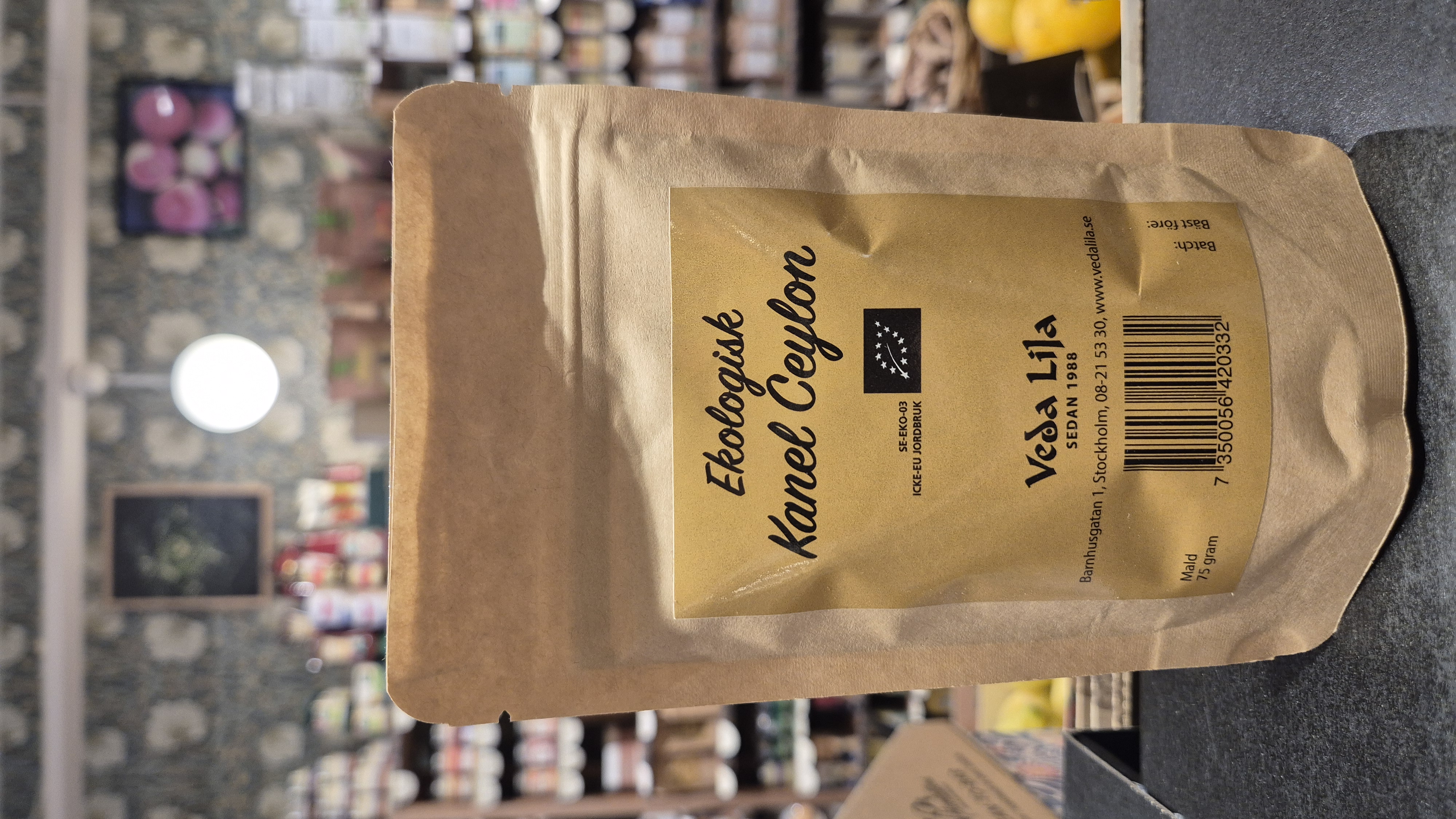 Kanel Ceylon mald eko 75g Veda Lila
