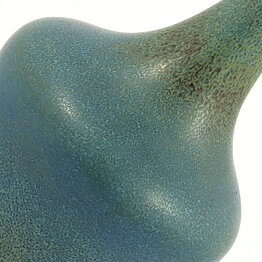 グナー・ニールンド NSQシリーズ 上部が伸びた青色の花瓶 Vase  (22cm)  1950年代