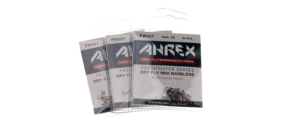 Ahrex FW507 - Dry Fly Mini Hook Barbless - 2