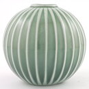 スティグ・リンドベリ　ドミノ(Domino)シリーズ  球形の花瓶(緑)  Vase  1954年 (9 cm)