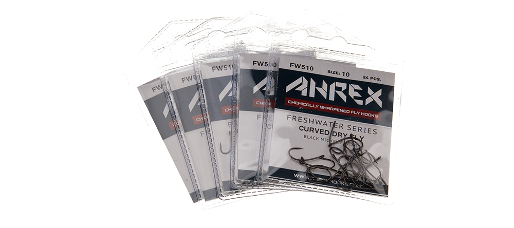 Ahrex FW510 - Curved Dry Hook Barbed - 2