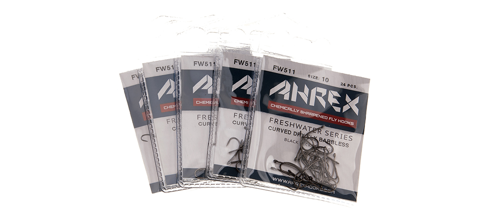 Ahrex FW511 - Curved Dry Hook Barbless - 2