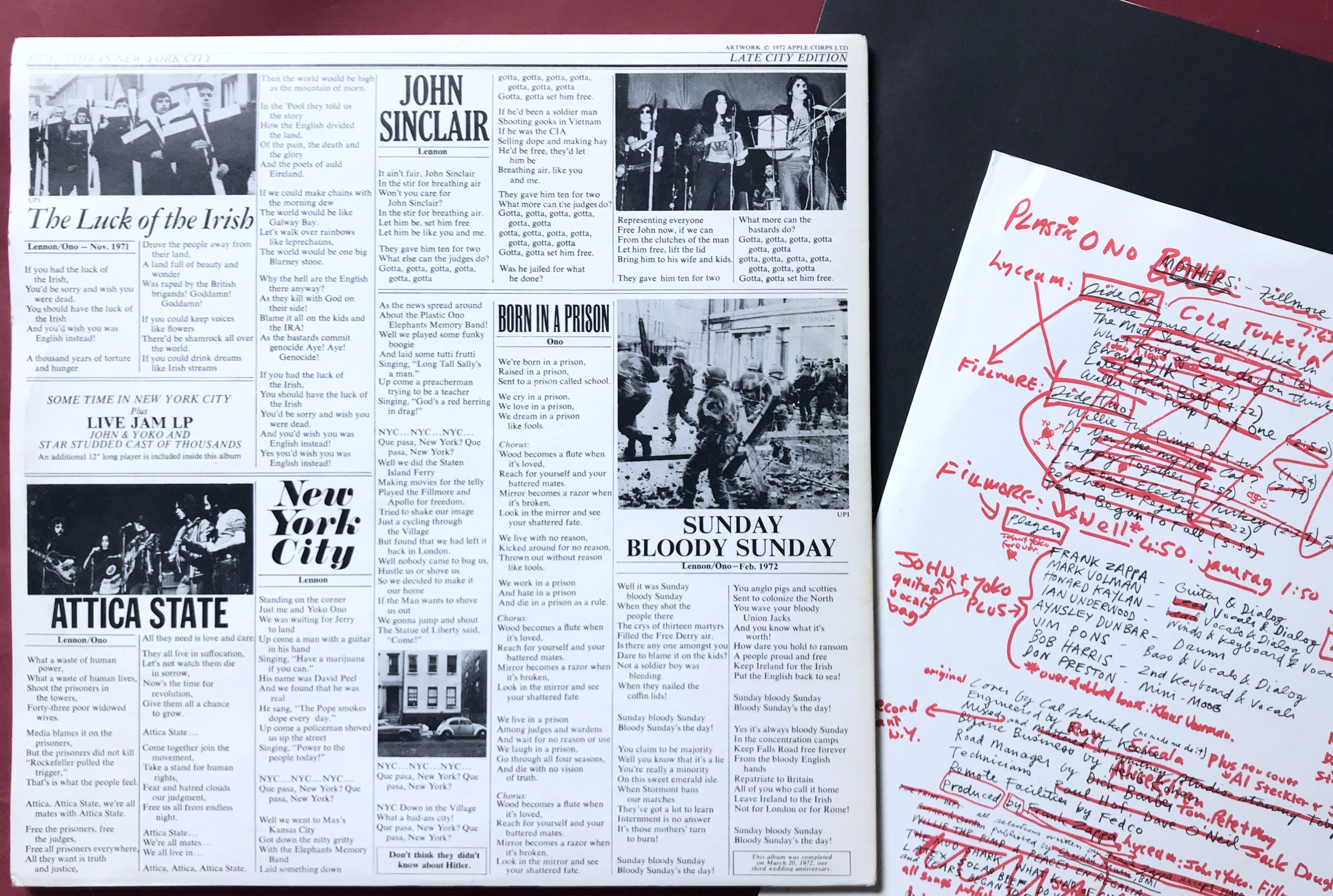 JOHN LENNON - Some time in New York city UK-orig 2LP 1972 - 2