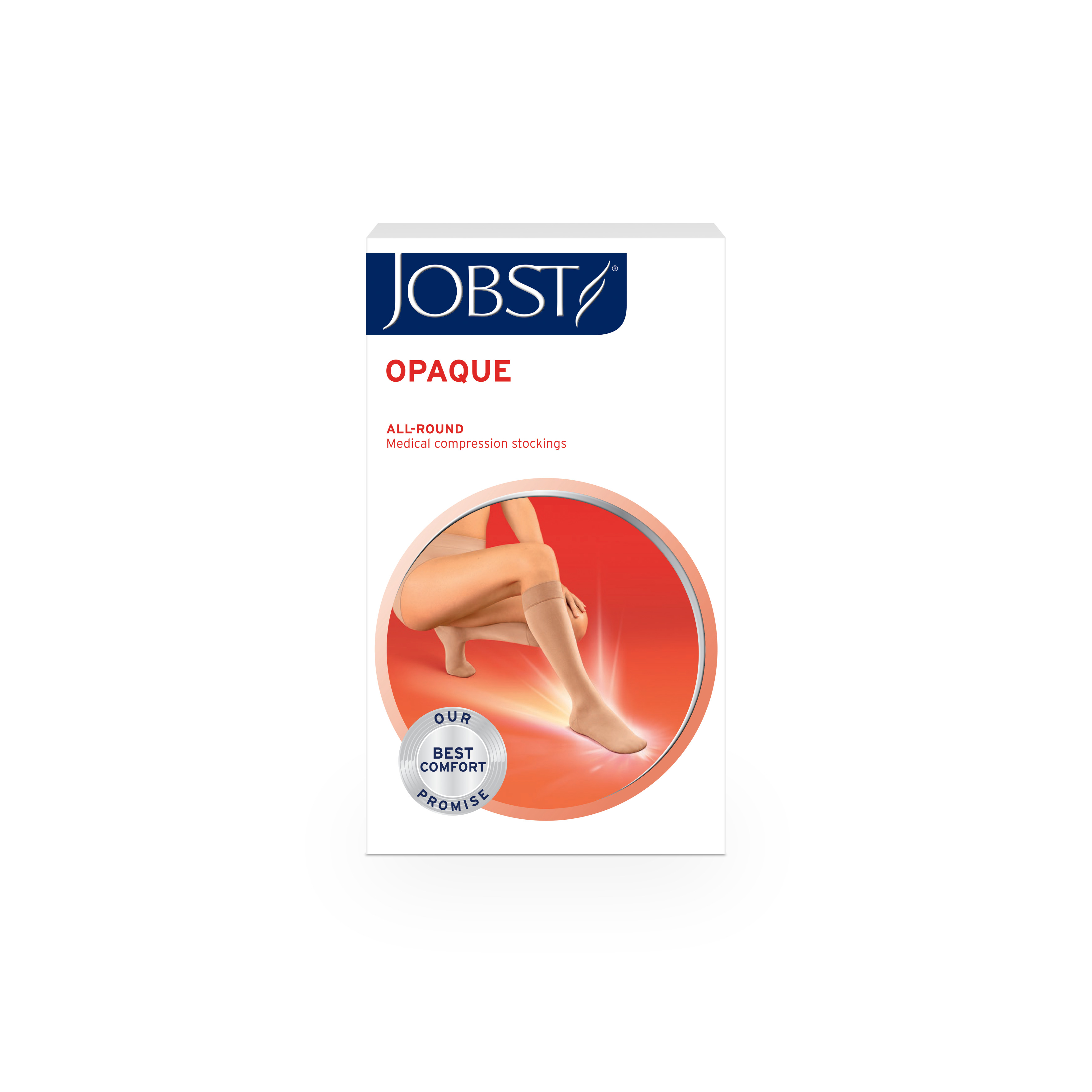 JOBST Opaque kompressionsstrømper klasse 1 – åben tå, SoftFit - 7
