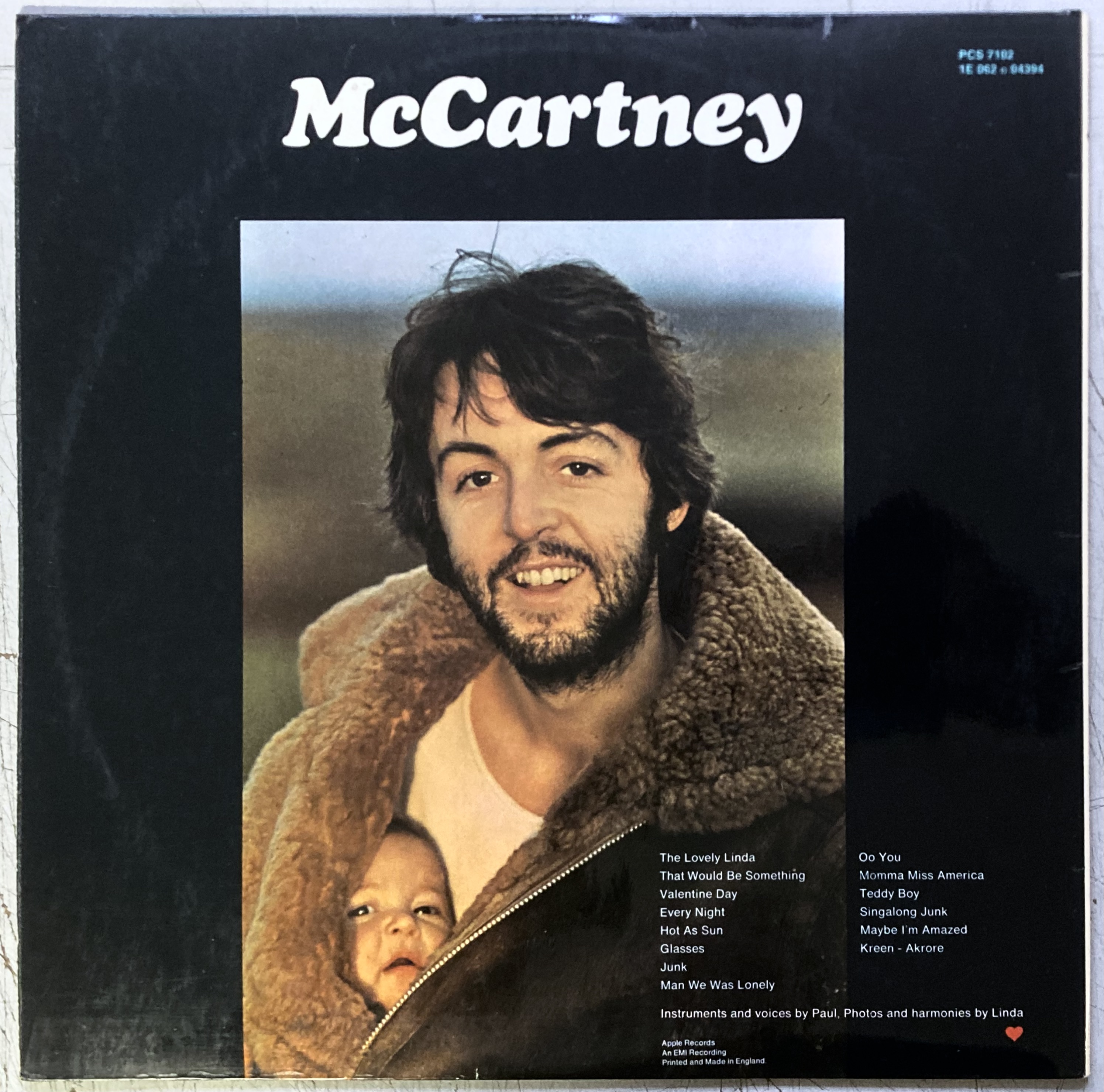 Nostalgipalatset - PAUL McCARTNEY - McCartney UK-orig LP 1970