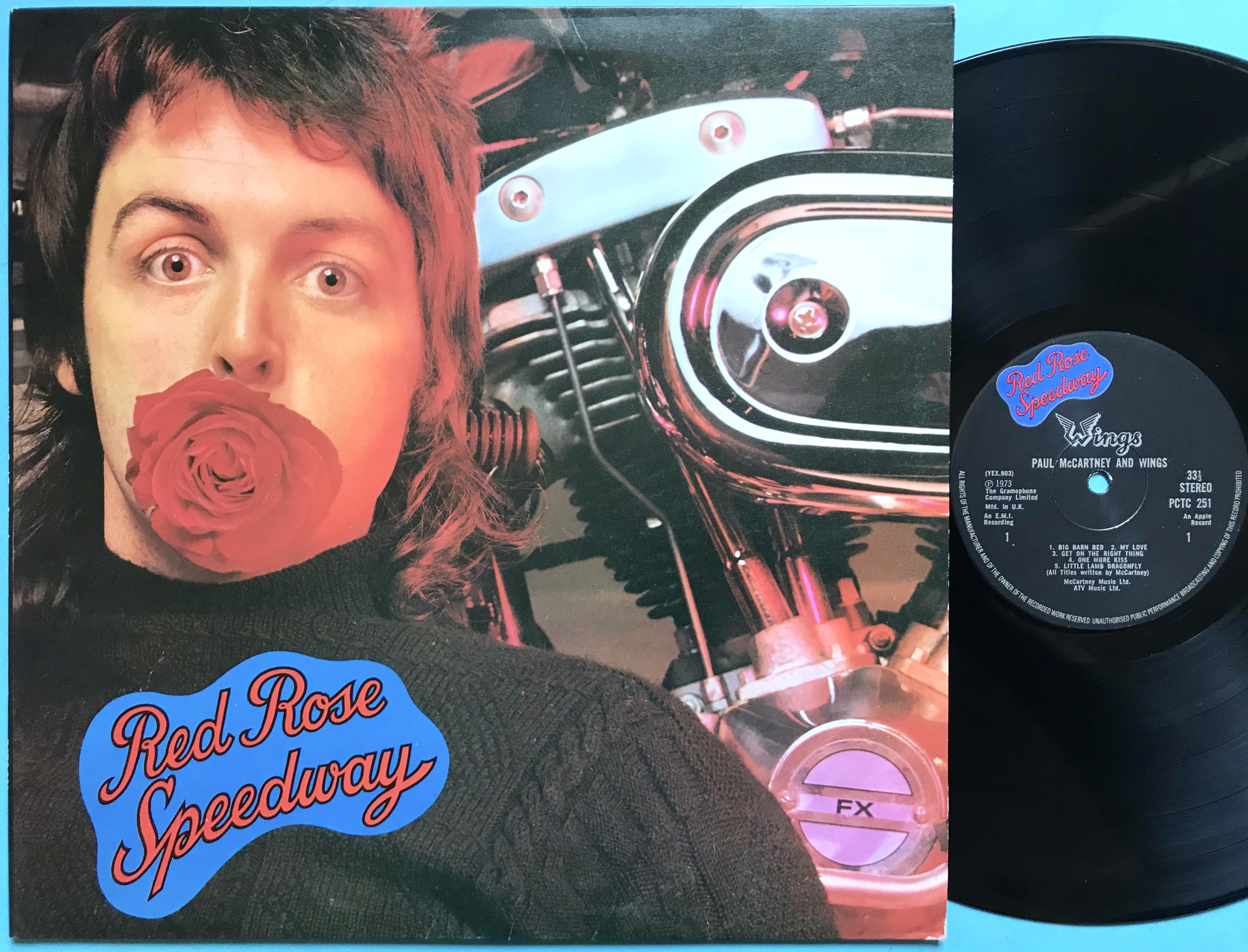 WINGS - Red rose speedway UK-orig LP 1973