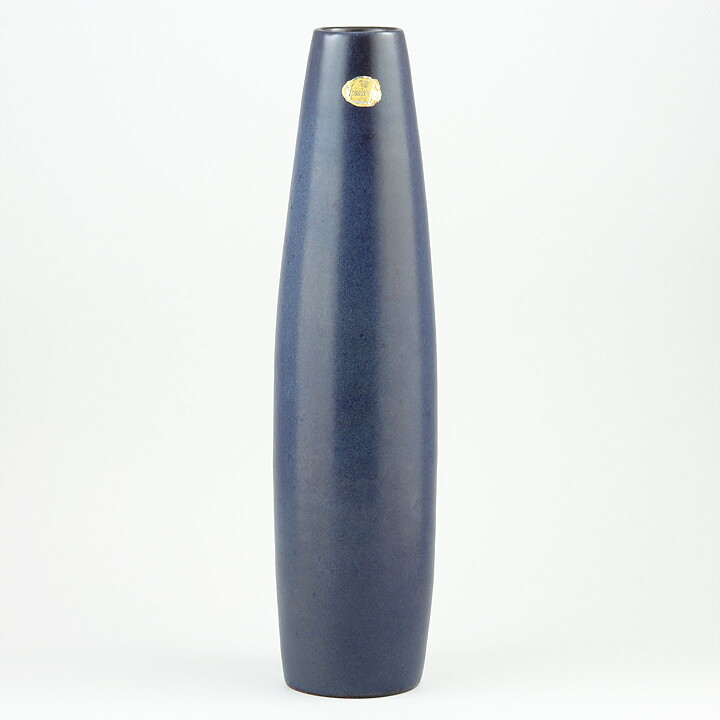 Ingrid Atterberg (Parma 1953) Blue Slender Vase 28 cm