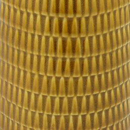 スティグ・リンドベリ  Reptilシリーズ 細長いマスタードイエローの花瓶 Vase  (大)  1953年