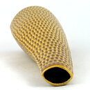 Stig Lindberg (Reptil 1953) Brown Slender Vase with Scale Relief 31 cm