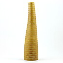 Stig Lindberg (Reptil 1953) Brown Slender Vase with Scale Relief 31 cm