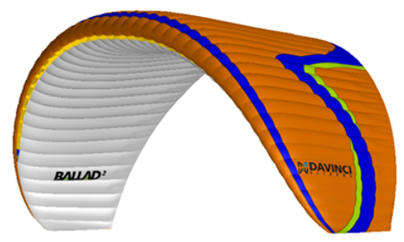 DAVINCI gliders. BALLAD 2 Semi-reflex PPG all-rounder - 5