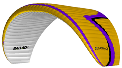DAVINCI gliders. BALLAD 2 Semi-reflex PPG all-rounder - 3
