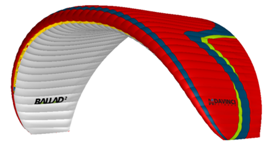 DAVINCI gliders. BALLAD 2 Semi-reflex PPG all-rounder - 7