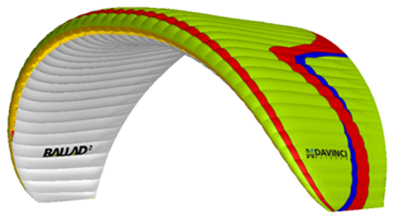 DAVINCI gliders. BALLAD 2 Semi-reflex PPG all-rounder - 4