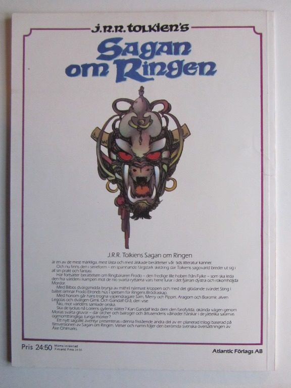 Sagan om ringen 02 2:a uppl. Vg+ - 2