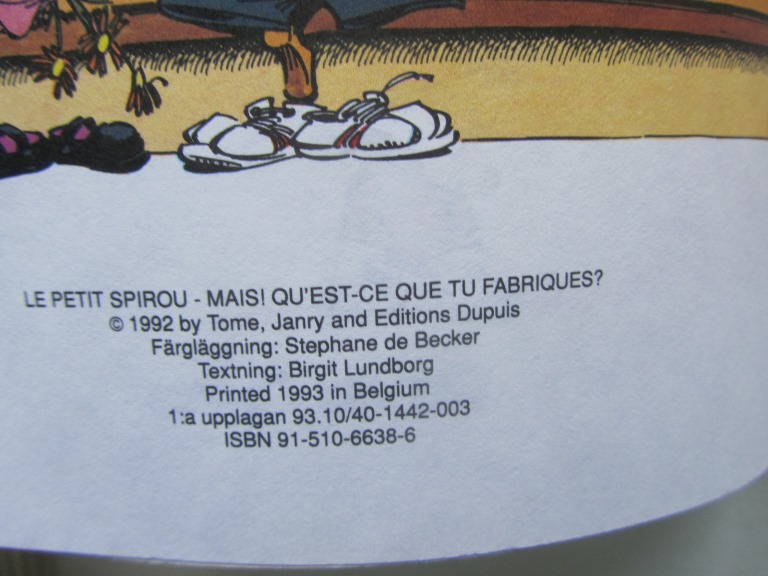 Den unge Spirou 03 Finns det piller mot tjejbaciller 1:a uppl. - 3