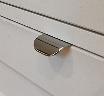 Handtag Ledge 44 - Vit Brons