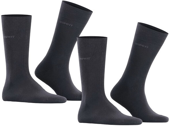 2-Pack Esprit Basic Uni Svart, Herr