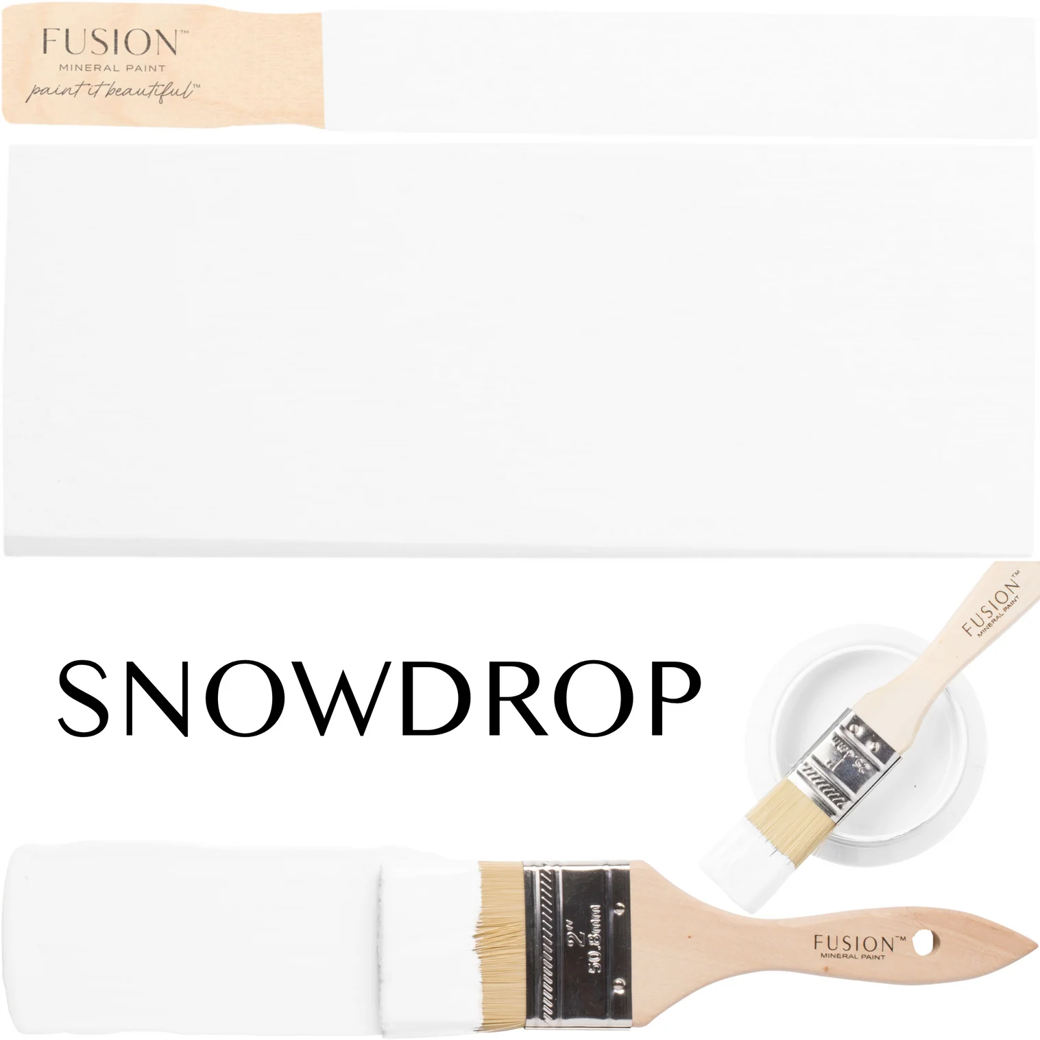 Fusion Mineral Paint Snowdrop - 5