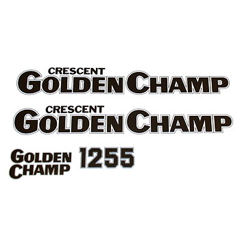 Decalified Golden Champ. Exactly right according to the original. Swedish made.