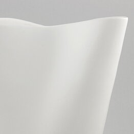 Stig Lindberg (Veckla 1992) Free-Formed White Vase 25/21 cm