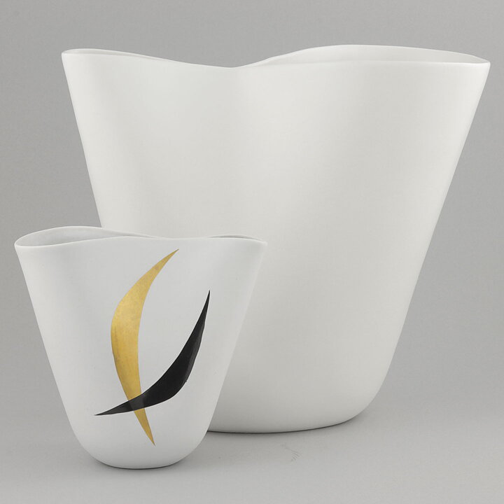 スティグ・リンドべリ Vecklaシリーズ 花瓶 Vase 1992年 (25/21cm)