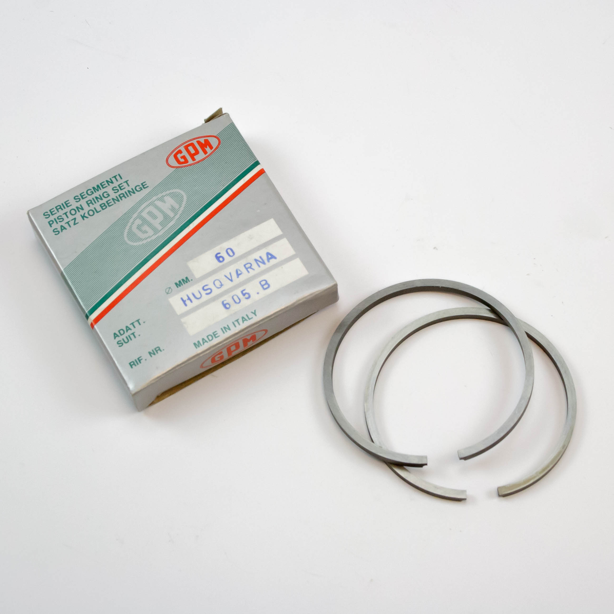 Kolbenring HVA 175 cc, 60,00x3,00 T-844, för modell 281 drömbågen, 2 Stück - 2