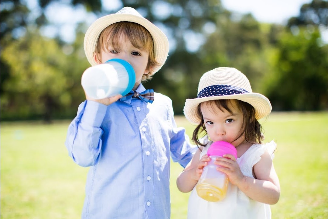 Cherub Baby Clip´n Sip orange & rosa (2-pack) 1p - 2