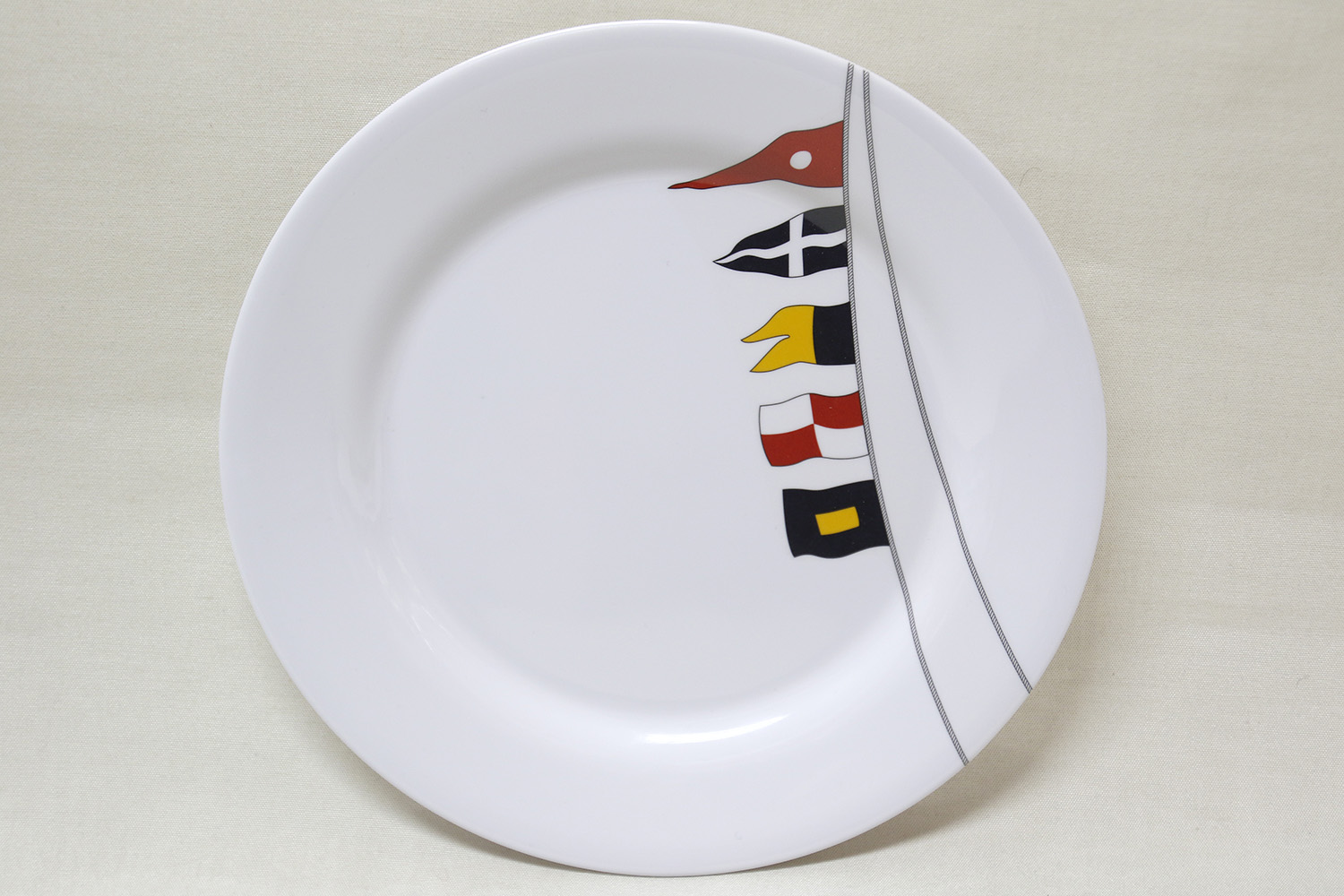 Plate with Signal Flags 25 cm