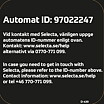 Betaldekal med unikt id nummer. Sielaff SL