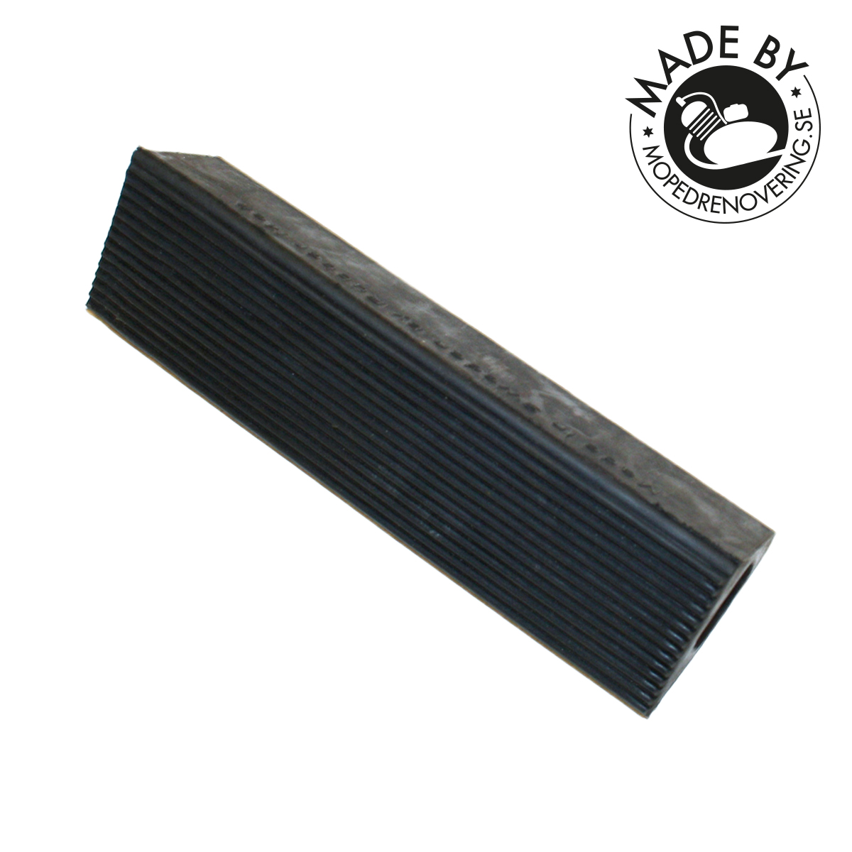Standard American Weekend footrest rubber and triangular for roll bar. Made by Mopedrenovering.