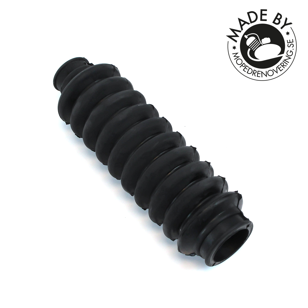 NV forgaffelbelg. 26/34 mm. Lengde 200 mm. Laget av Mopedrenovering.
