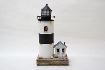 Fyr med LED-ljus 26x13x8 cm