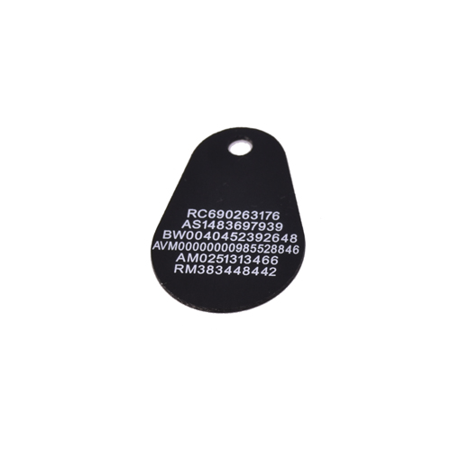 RFID-tagg, pear kombi EM/Mifare (epoxy/bakelit) märkt med systemnummer