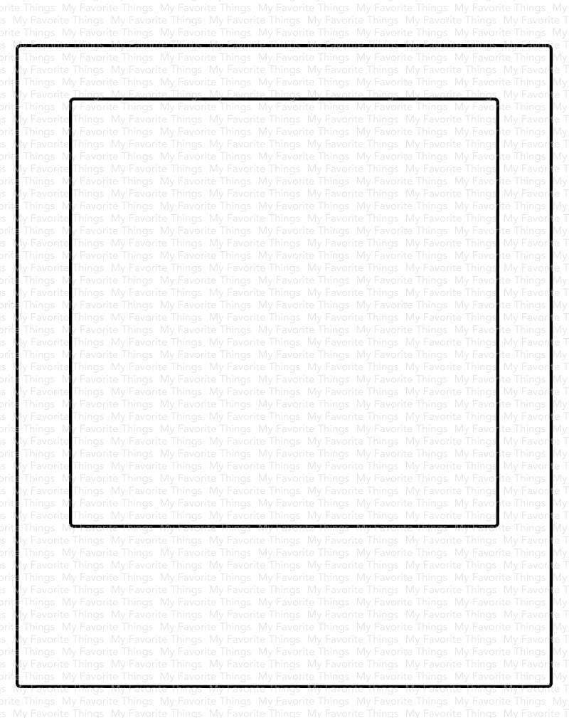 MY FAVORITE THINGS -Polaroid Shaker Frame Die-namics - 2