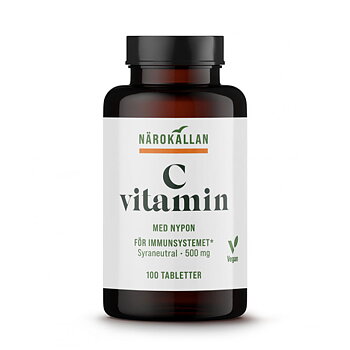 C-vitamin 500 mg 100 tab Närokällan