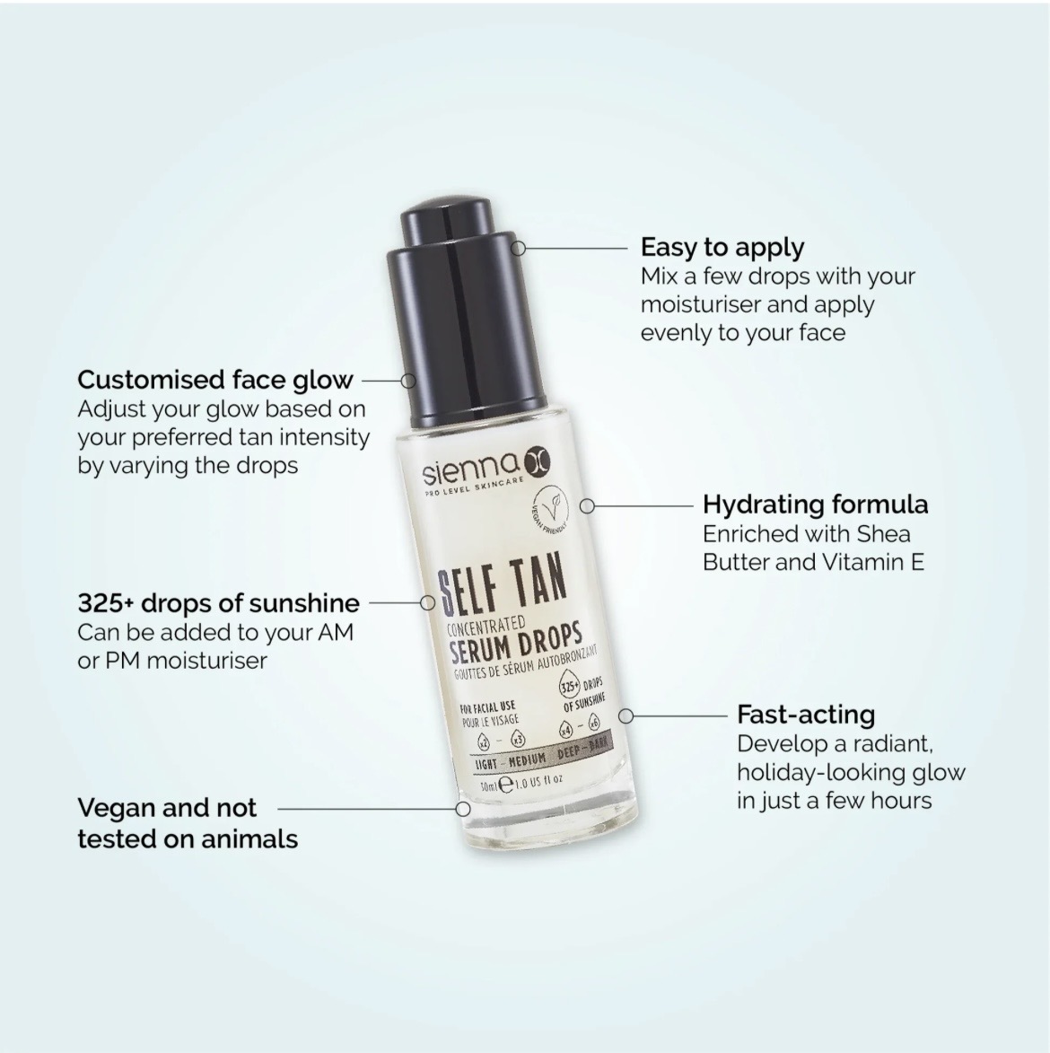 Sienna X SLEEP Tanning Drops (30ml) - 3