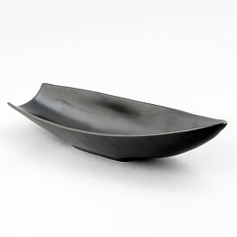 Stig Lindberg (Endiv 1956) Black Organic bowl 33 cm