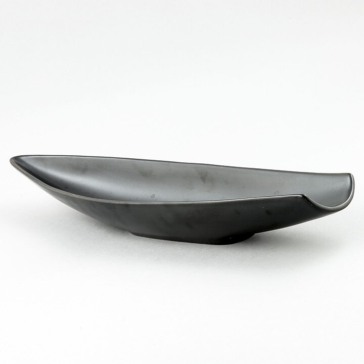 Stig Lindberg (Endiv 1956) Black Organic bowl 33 cm